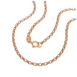 necklace 45cm anchor chain 9k redgold