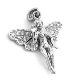 pendant elf rhodium plated 925