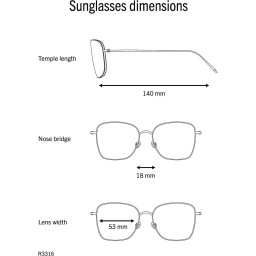 Damsolglasögon Rodenstock  R3316