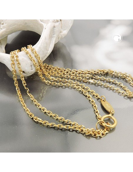 necklace anchor chain 45cm 9k gold