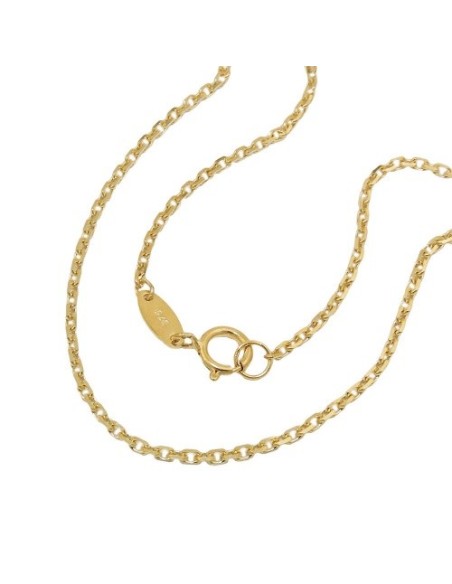 necklace anchor chain 45cm 9k gold