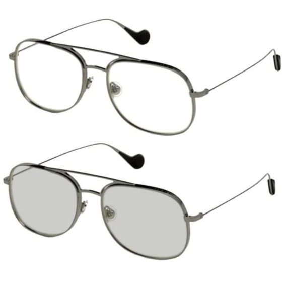 Herrsolglasögon Moncler PHOTOCHROMIC SHINY ANTHRACITE