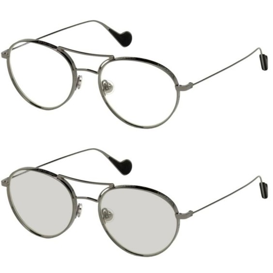 Herrsolglasögon Moncler PHOTOCHROMIC SHINY GUNMETAL