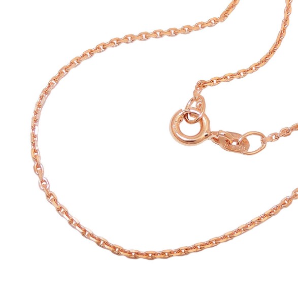 chain 45cm anchor round 14k redgold