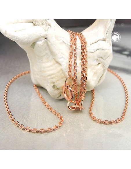 chain 45cm anchor round 14k redgold