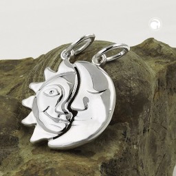 pendant friendship sun-moon 925