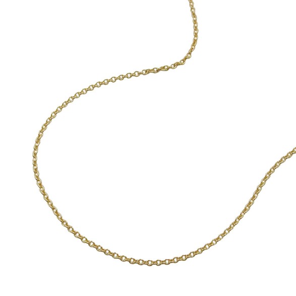 chain thin anchor 0.7mm 50cm 9k gold