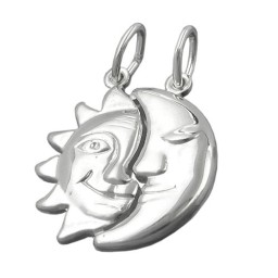 pendant friendship sun-moon 925