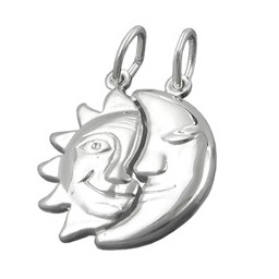 pendant friendship sun-moon 925