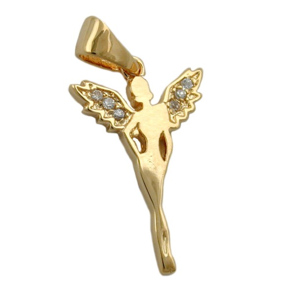 pendant fairy 3 micron gold-plated