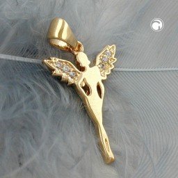 pendant fairy 3 micron gold-plated