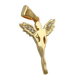 pendant fairy 3 micron gold-plated