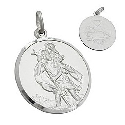 pendant medal saint christopherus 925