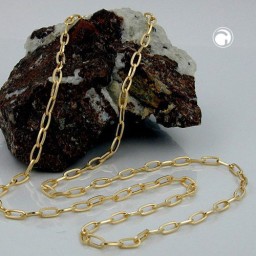 necklace anchor-chain gold-plated 70cm