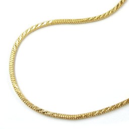 bracelet square link chain gold plated