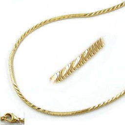 bracelet square link chain gold plated