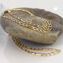 necklace figaro chain 50cm 14k gold