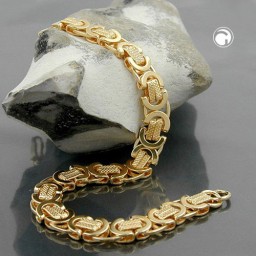 bracelet fantasy chain euro-sign gold-plated 21cm