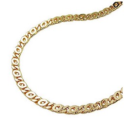 eye-of-tiger chain gold plated