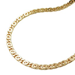 bracelet eye-of-tiger chain gold plated