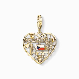 Dampärlor Thomas Sabo IC12365-565-7 Gyllene 2 cm