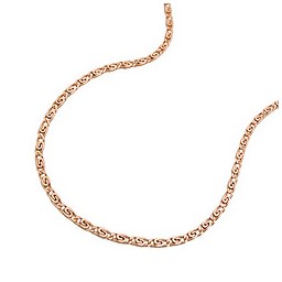 necklace s-curb chain 42cm 14k red gold