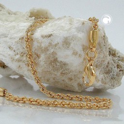 bracelet rope chain gold plated 19cm