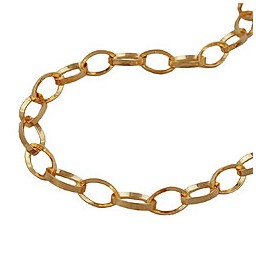 bracelet anchor chain gold plated