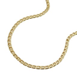 necklace 1.9mm thin mariner chain 9k gold 45cm