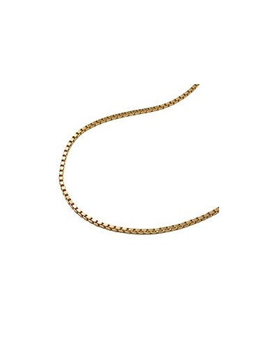 venetian box chain diamond cut gold plated