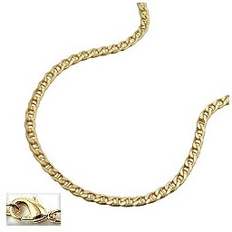 necklace 1.9mm thin mariner chain 9k gold 45cm