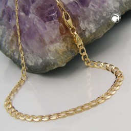 bracelet 19cm open curb 14k gold