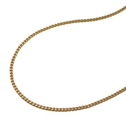 thin curb chain gold plated