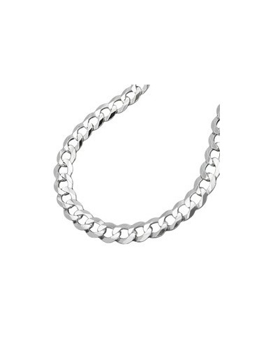 kette 4,5mm flache panzerkette silber 925 55cm