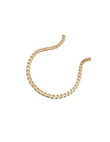 necklace open curb 45cm 14k gold