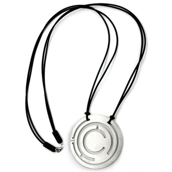 necklace round stainless steel 85cm