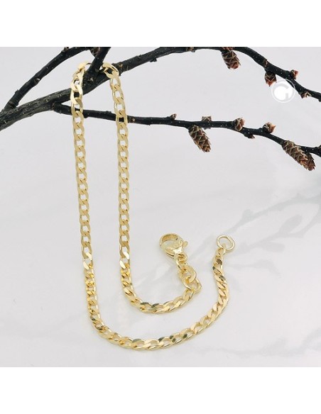 bracelet 18.5cm open curb 14k gold