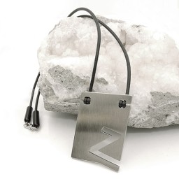 necklace initiale z stainless steel 42cm