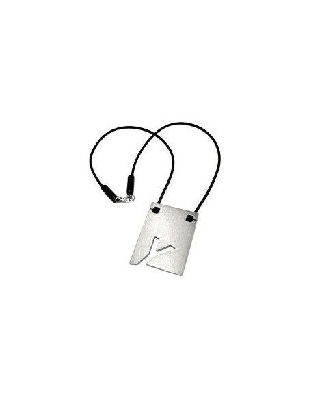 necklace initiale y stainless steel 42cm