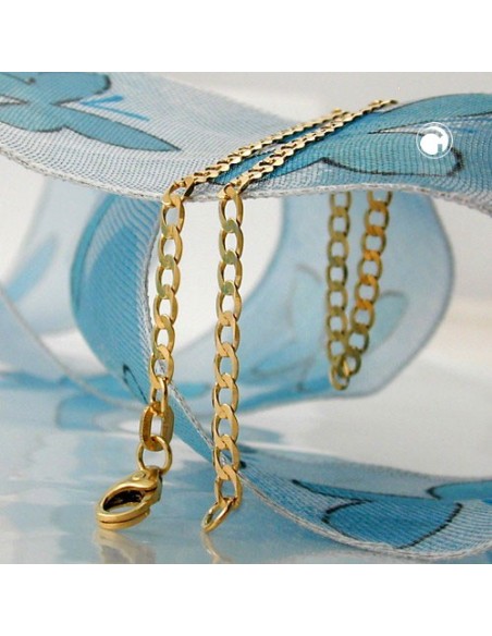 bracelet 19cm open curb 14k gold
