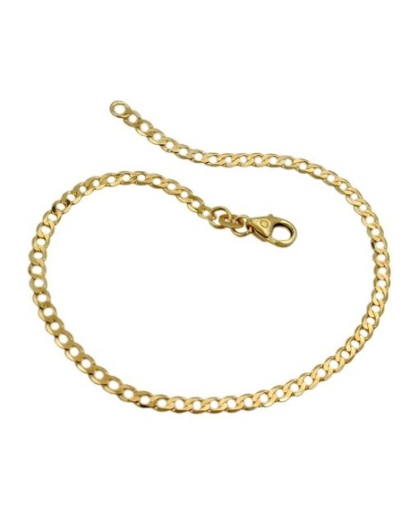 bracelet 19cm open curb 14k gold