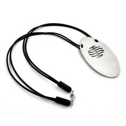 necklace oval stainless steel 50cm