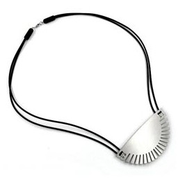 necklace half-moon stainless steel 50cm