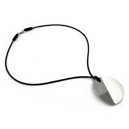 necklace disk stainless steel 50cm