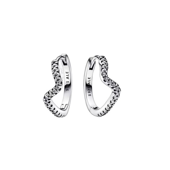 Dam örhängen Pandora 292545C01 Rostfritt stål Sterlingsilver 925