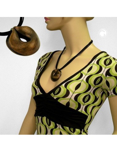 necklace amulet brass-coloured 50cm