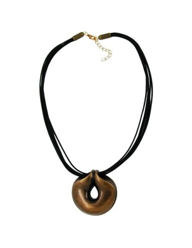 necklace amulet brass-coloured 50cm