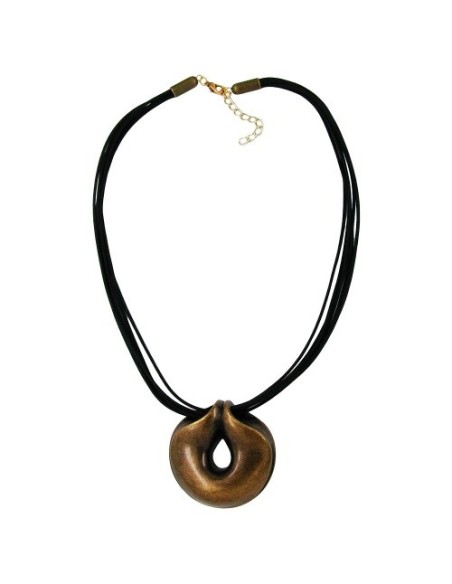 necklace amulet brass-coloured 50cm