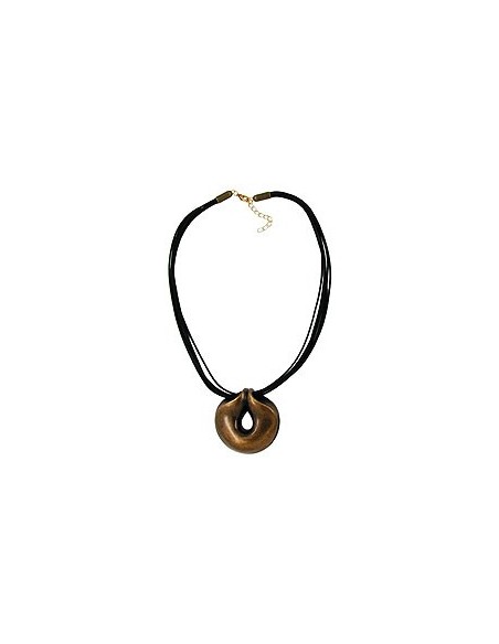necklace amulet brass-coloured 50cm