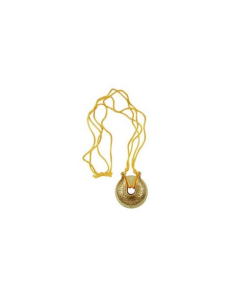 necklace amulet horse shoe yellow